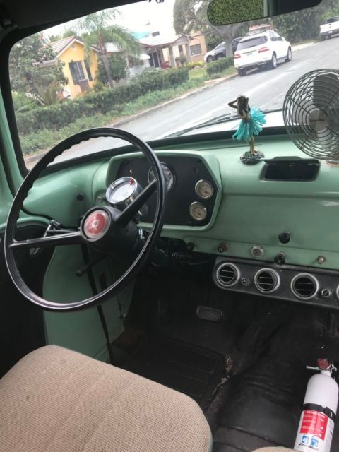 1963 Green Dodge D100 Panel