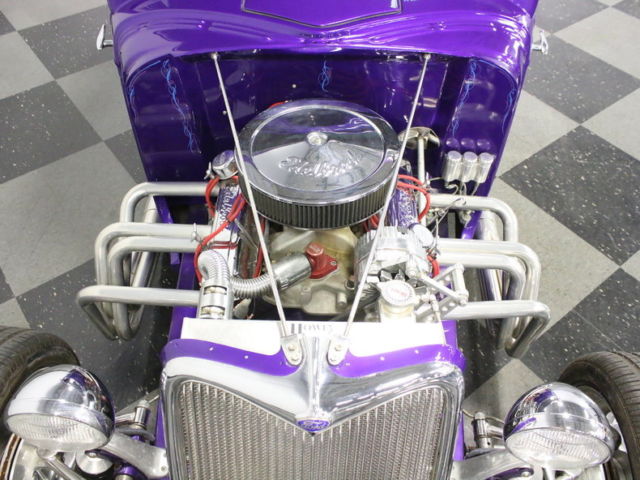 1934 Purple Ford 5-Window Coupe