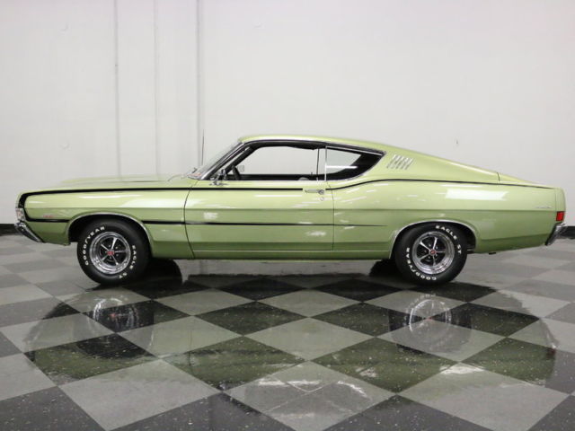 1968 Green Ford Torino Coupe