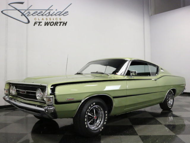 1968 Green Ford Torino Coupe