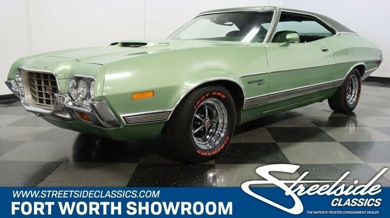 1972 Green Ford Torino Fastback