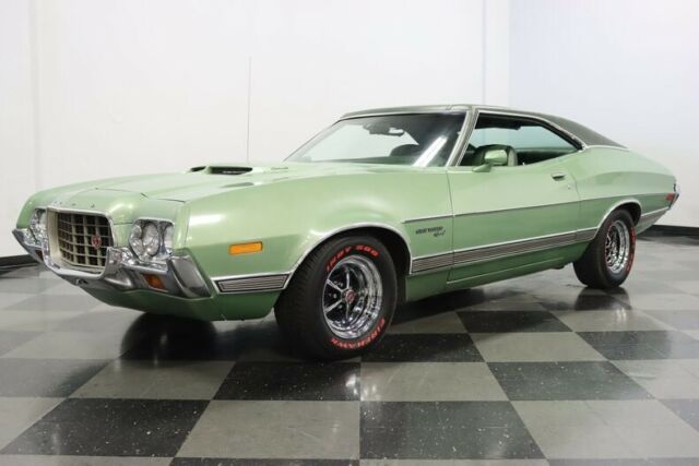 1972 Green Ford Torino Fastback