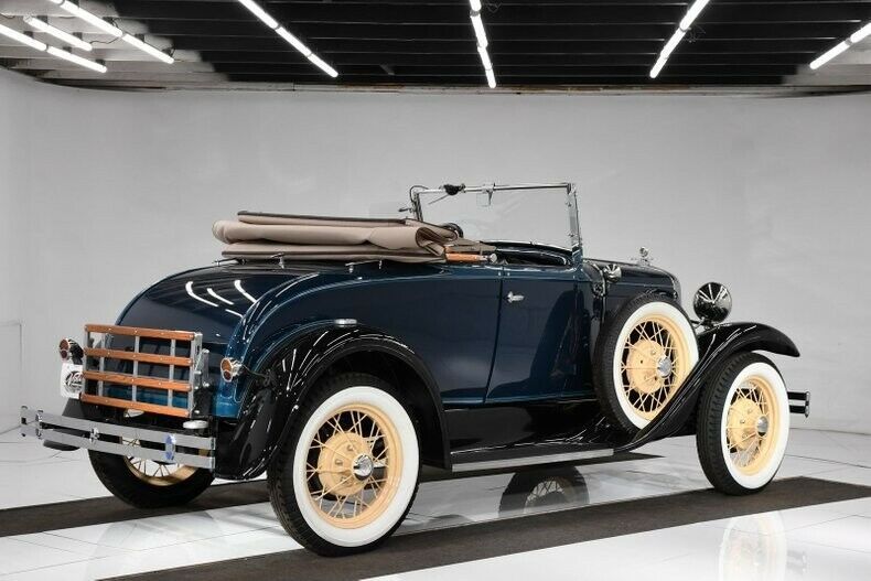 1931 Blue Ford Model A Roadster
