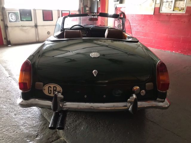 1971 Green MG MGB Convertible