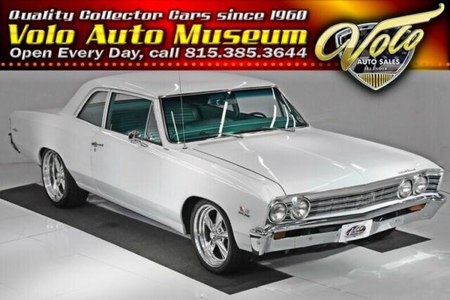 1967 White Chevrolet Chevelle Sedan