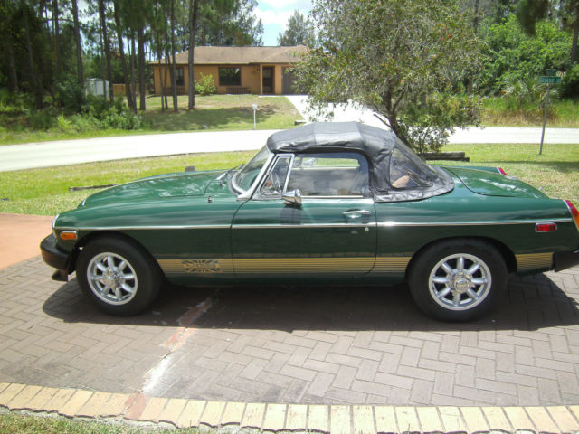 1978 green MG MGB Convertible