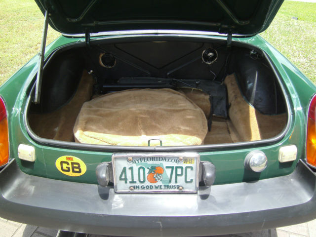 1978 green MG MGB Convertible