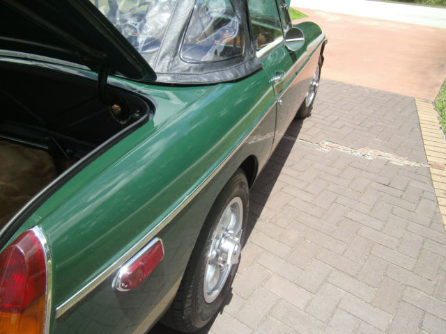 1978 green MG MGB Convertible