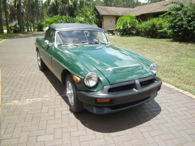 1978 green MG MGB Convertible