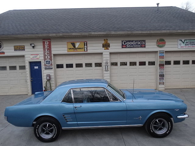 1966 Blue Ford Mustang Coupe