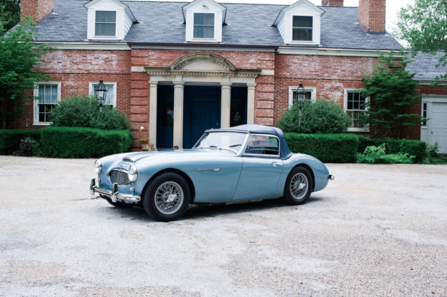 1959 Blue Austin Healey 3000 Convertible