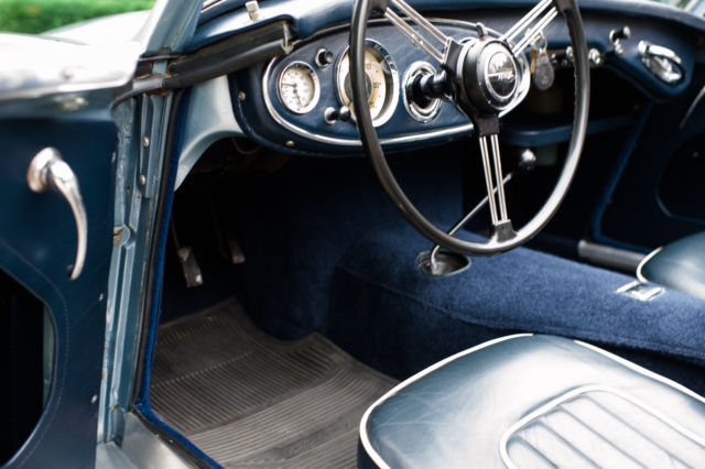 1959 Blue Austin Healey 3000 Convertible