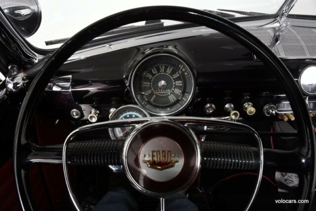 1950 Dark Plum Metallic Ford Custom Convertible