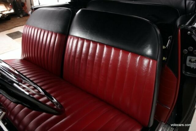 1950 Dark Plum Metallic Ford Custom Convertible