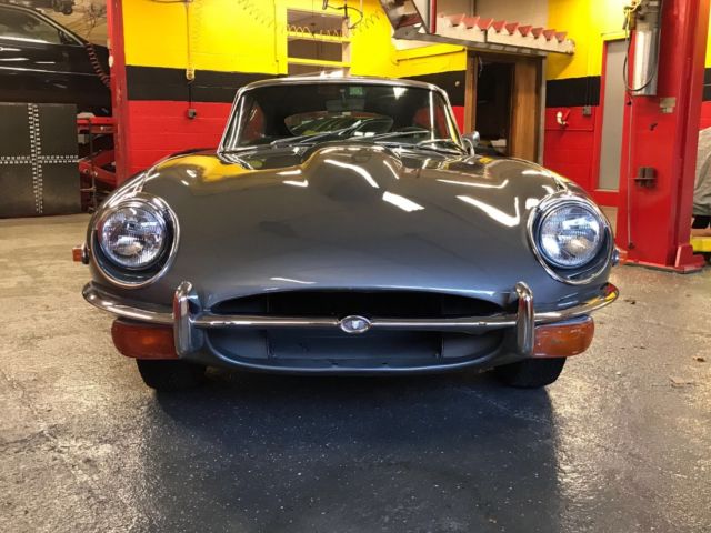 1969 Gray Jaguar E-Type Coupe
