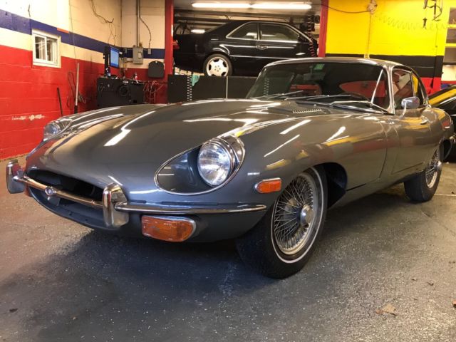 1969 Gray Jaguar E-Type Coupe
