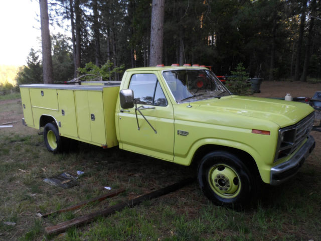 1985 Green Ford F-350