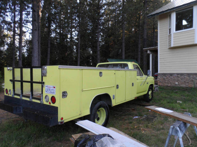 1985 Green Ford F-350
