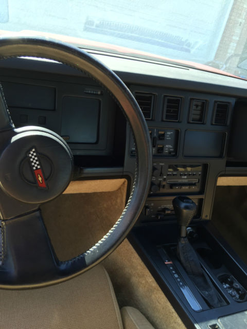 1985 Red Chevrolet Corvette Coupe