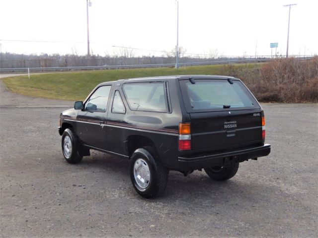 1987 Black Nissan Pathfinder SUV