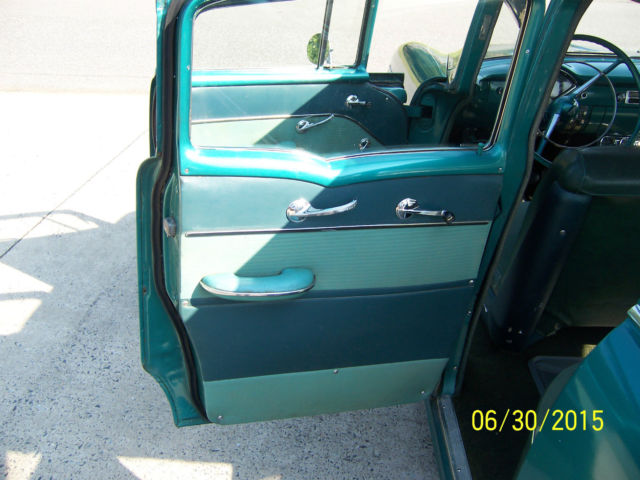 1955 Green Chevrolet Bel Air/150/210 4 Door