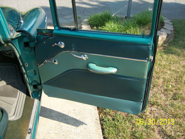 1955 Green Chevrolet Bel Air/150/210 4 Door