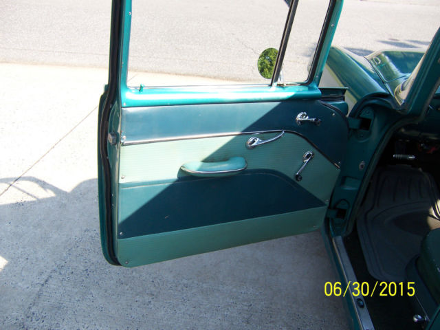 1955 Green Chevrolet Bel Air/150/210 4 Door