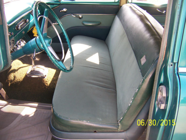 1955 Green Chevrolet Bel Air/150/210 4 Door