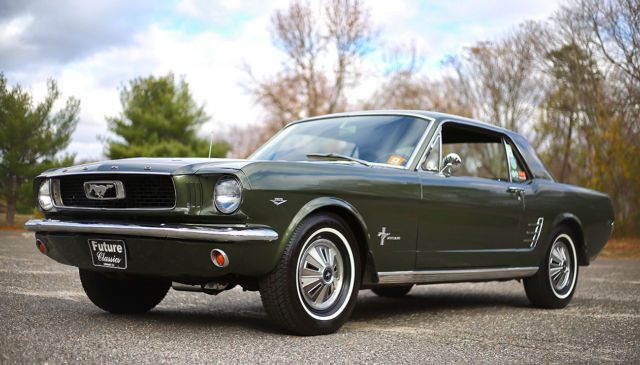 1965 Green Ford Mustang Coupe