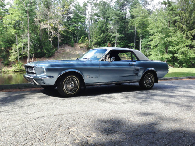 1967 Blue Ford Mustang Coupe