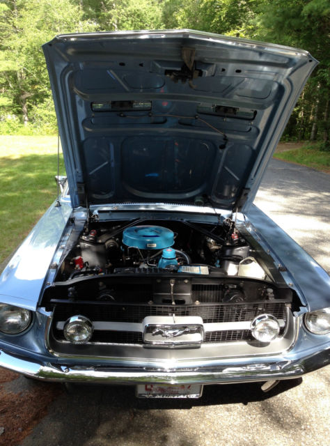 1967 Blue Ford Mustang Coupe