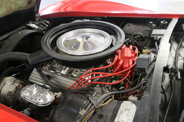 1973 Red Chevrolet Corvette T-Top Corvette