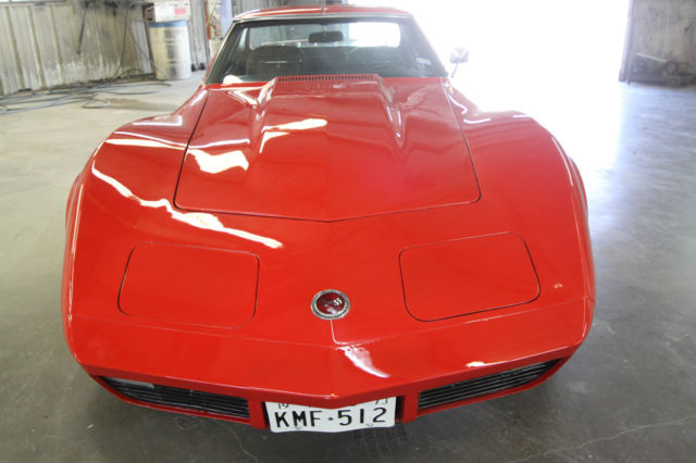 1973 Red Chevrolet Corvette T-Top Corvette