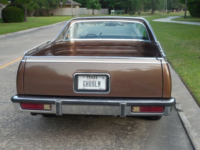 1979 champagne/Aztec bronze Chevrolet El Camino El Camino