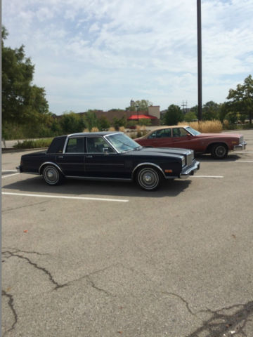 1984 Blue Chrysler New Yorker Sedan