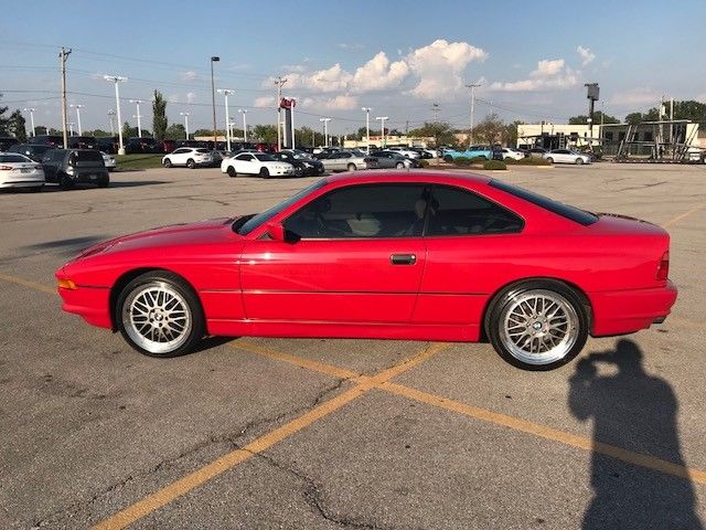 1991 Red BMW 8-Series Coupe