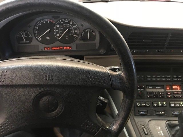 1991 Red BMW 8-Series Coupe