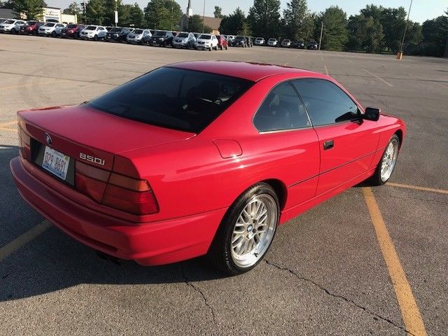 1991 Red BMW 8-Series Coupe