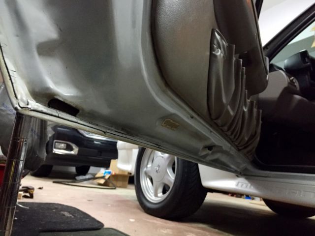 1992 White Ford Mustang Hatchback