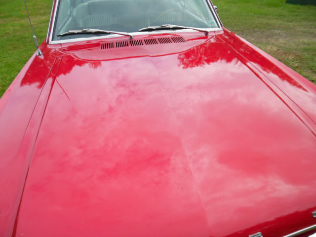 1965 Red Ford Mustang Sedan