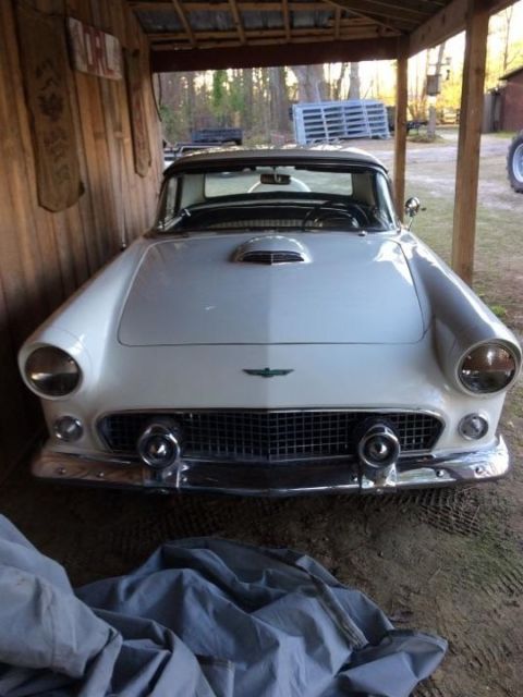 1956 WHITE Ford Thunderbird CONV. AND HARDTOP