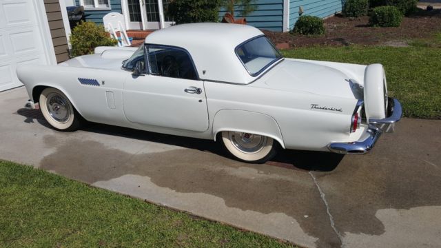 1956 WHITE Ford Thunderbird CONV. AND HARDTOP