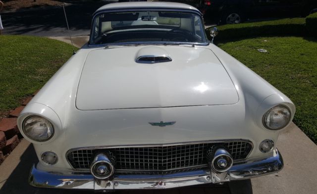 1956 WHITE Ford Thunderbird CONV. AND HARDTOP