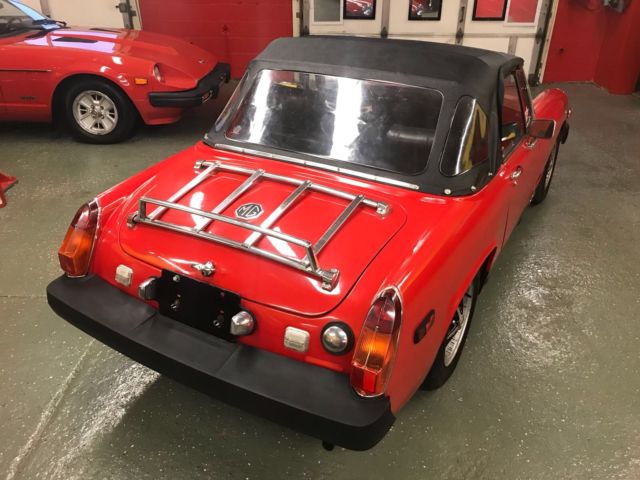 1976 Red MG Midget Convertible