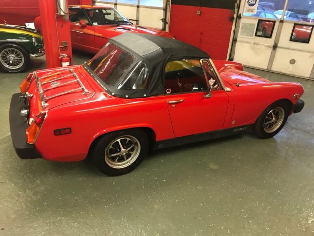 1976 Red MG Midget Convertible