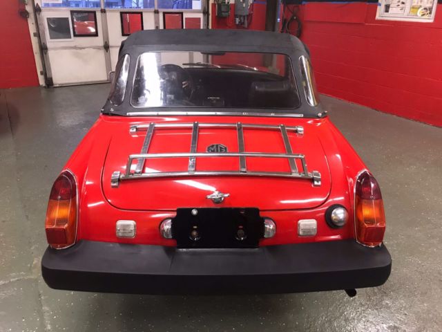 1976 Red MG Midget Convertible