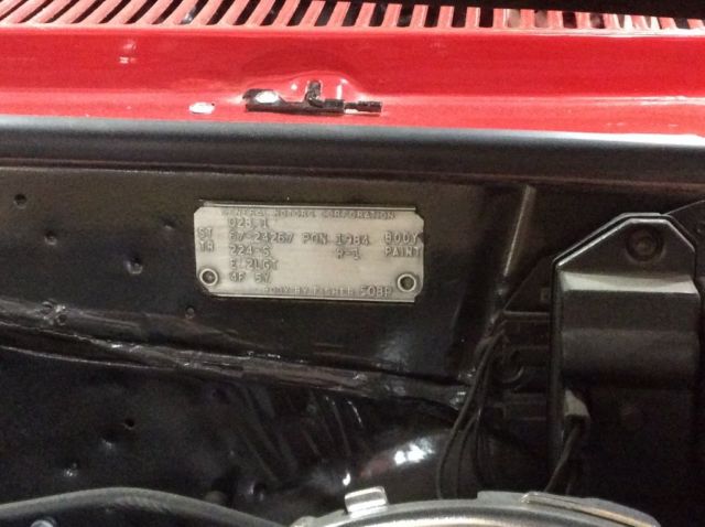 1967 Red Pontiac GTO Convertible