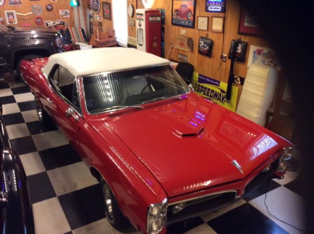 1967 Red Pontiac GTO Convertible
