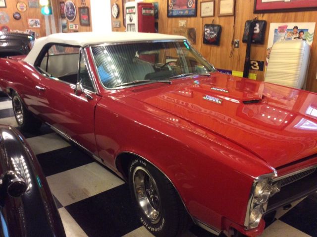 1967 Red Pontiac GTO Convertible