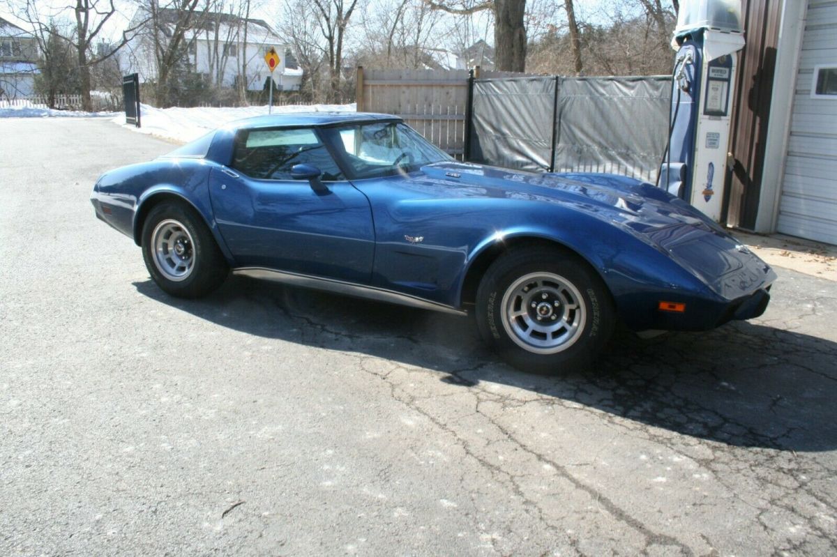 1978 Blue Chevrolet Corvette Coupe